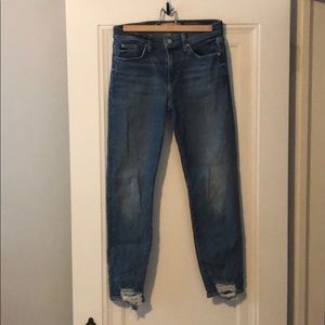 7 for all mankind distressed jeans